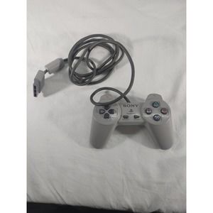 SONY Playstation One Controller OEM Gray Tested Working